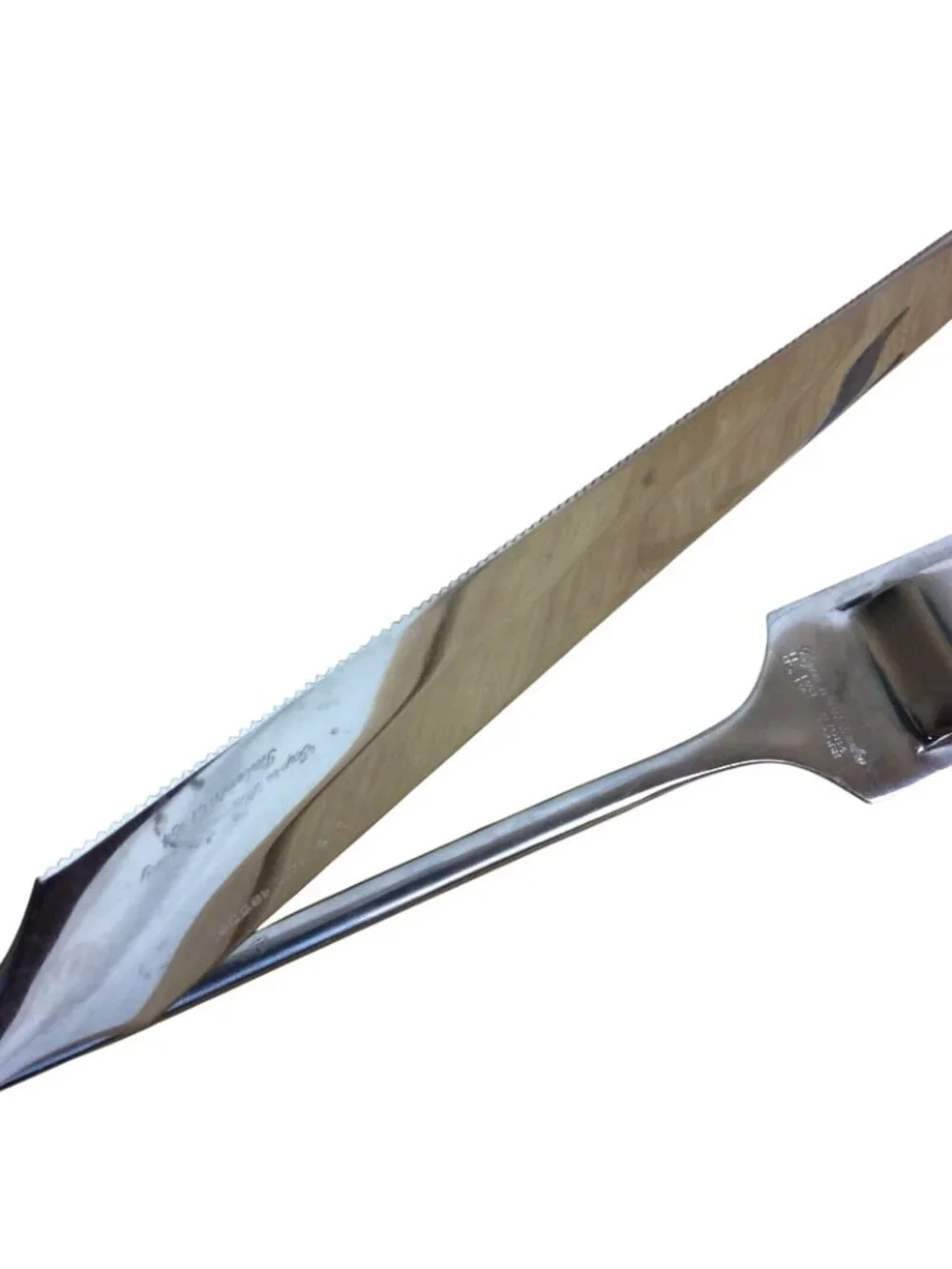 Vintage Capri Italy Stainless Steel Carving Knife & Fork Set Mid-Century